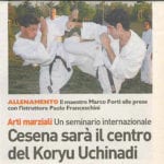 Arti Marziali: Cesena sarà il centro del Koryu Uchinadi