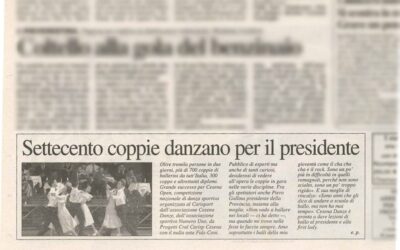 La Storia: 2002, settecento coppie di ballerini alla competizione di danza sportiva “Cesena Open”